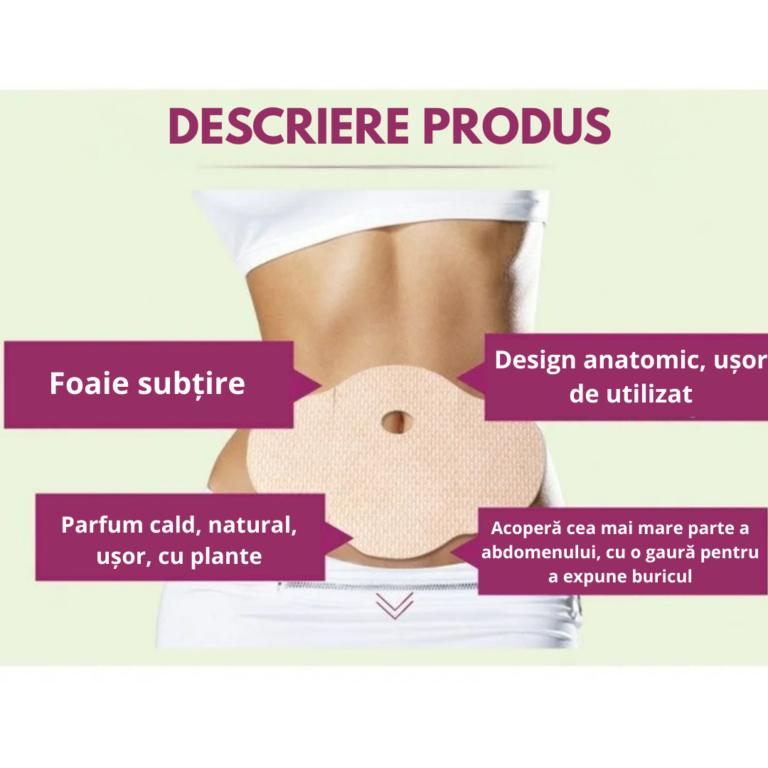 Plasturi de Slăbire Pentru Abdomen - PACK de 5