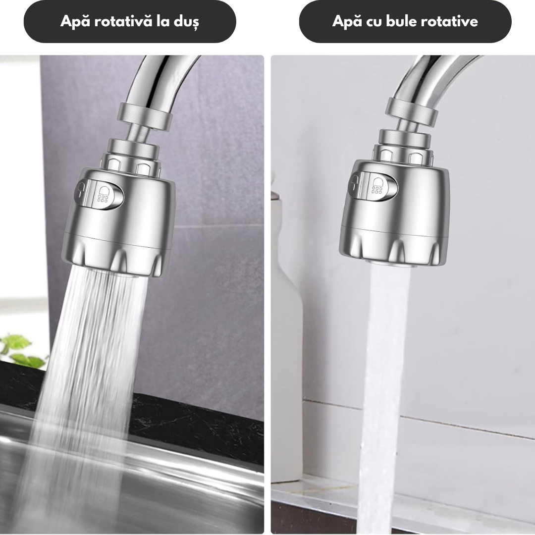 Cap de Robinet Flexibil cu 2 Moduri - OFERTĂ 2X1