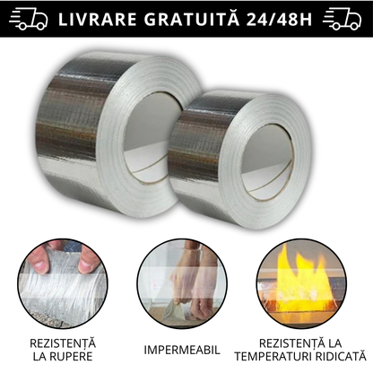Bandă Adezivă de Aluminiu pentru Etanșare