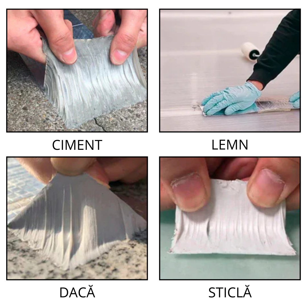 Bandă Adezivă de Aluminiu pentru Etanșare