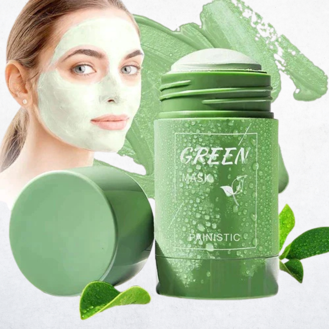 Mască verde pentru ten Ofertă 3 x 1