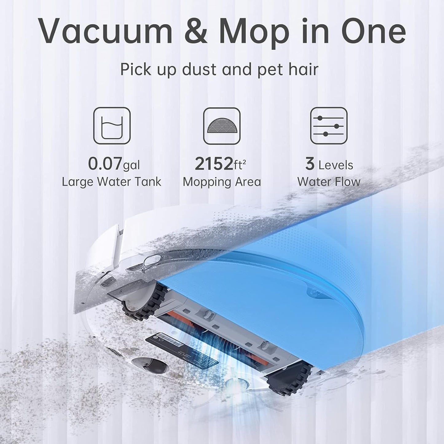 Robot de Curățenie Aspirator și Mop - CleanerBot