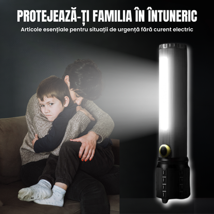 Lanternă Tactică cu LED Matrix