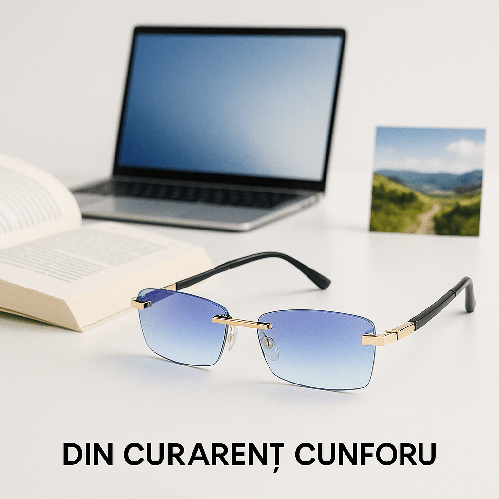 Ochelari Inteligenți Anti-Radiații - Vision™ + Husa din Piele