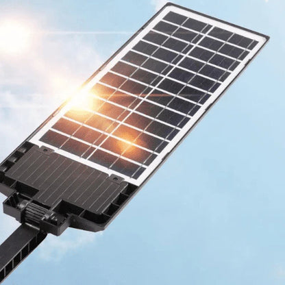 LAMPĂ SOLARĂ LED 3000W + TELECOMANDĂ ȘI SEZORI DE MIȘCARE