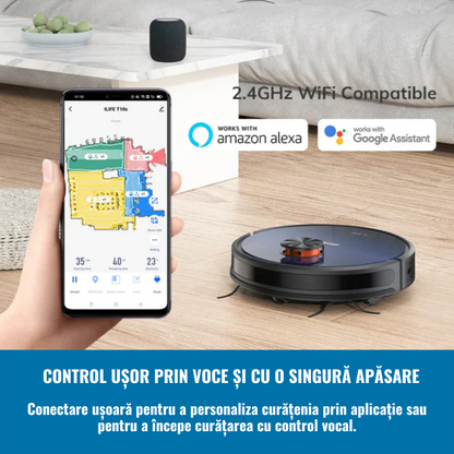 Robot de Curățenie Aspirator și Mop - CleanerBot