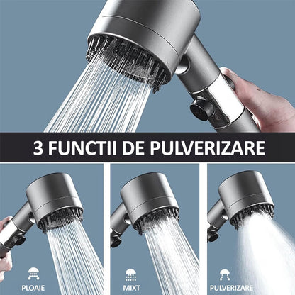 Cap de Duș de Mare Presiune + 3 Filtre GRATUITE