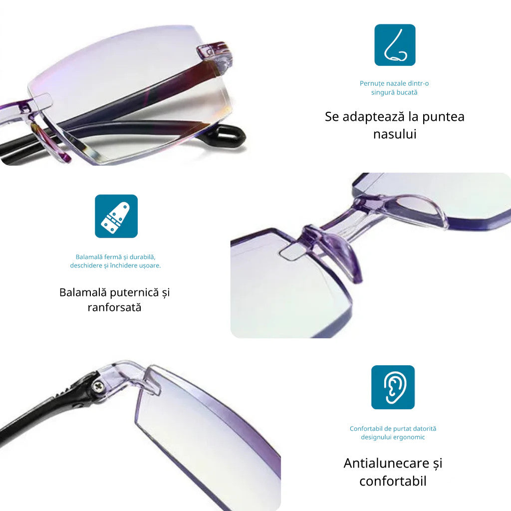 Ochelari Inteligenți Anti-Radiații - Vision™ + Husa din Piele